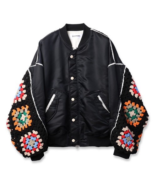 DISCOVERED（ディスカバード） ma1 ma-1 CROCHET SLEEVE MA-1 メンズ