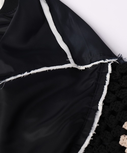 ma1 ma-1 CROCHET SLEEVE MA-1 -AW- メンズ レディースの画像