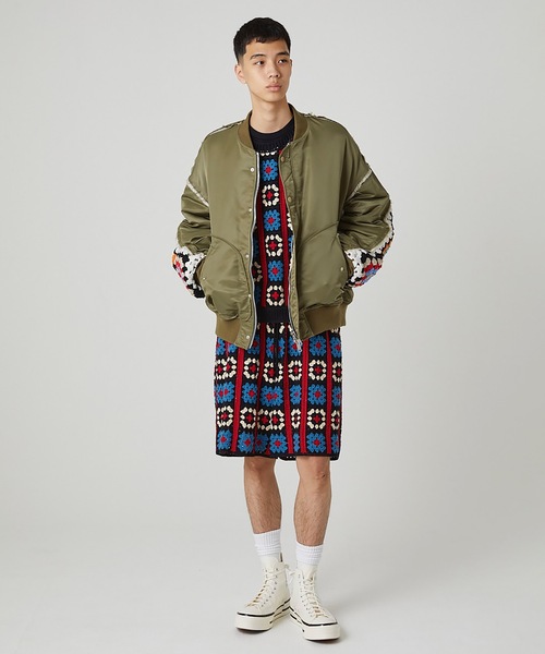 DISCOVERED（ディスカバード） ma1 ma-1 CROCHET SLEEVE MA-1 -AW