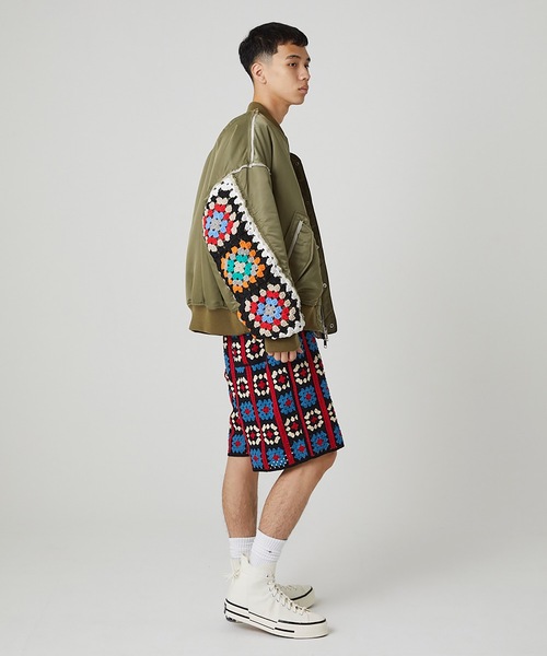 ma1 ma-1 CROCHET SLEEVE MA-1 -AW- メンズ レディースの画像