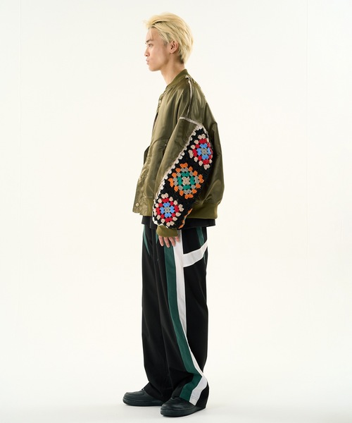 ma1 ma-1 CROCHET SLEEVE MA-1 -AW- メンズ レディースの画像