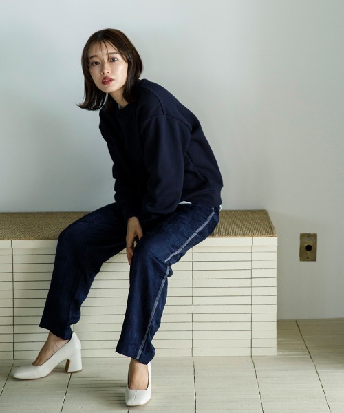 sail パンツ 「sail」ジャガードパンツ 小柄さん向け「低身長