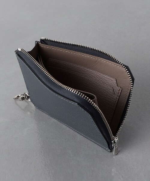 ユナイテッドアローズ別注 ラルコバレーノ L字ジップウォレット ブラック