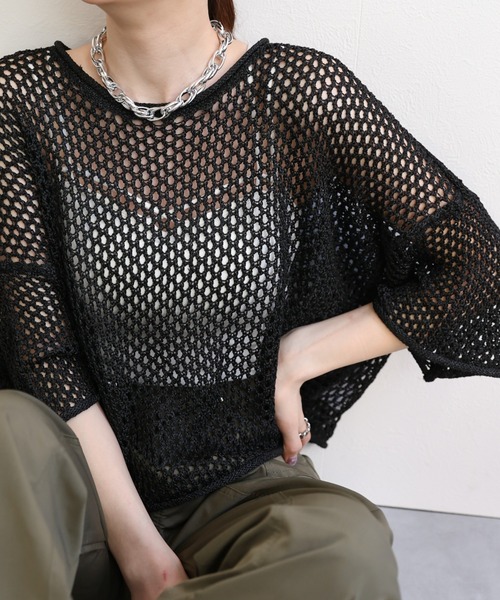 美品　カシミヤ混　ディーゼル　反転ロゴニット　ブラック　S セーター　ふわふわ CELINE / セリーヌ | フィービー期 カシミヤ混 Vネック チャン