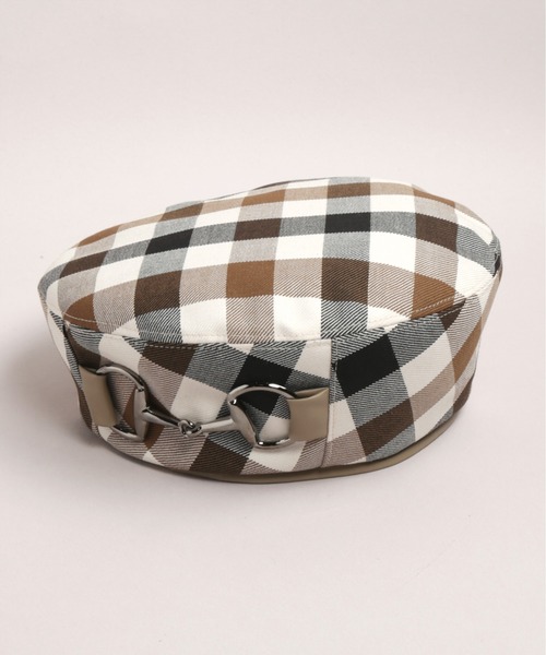 CA4LA（カシラ） 帽子 ベレー帽 レディース PLAID BERET 10 レディース