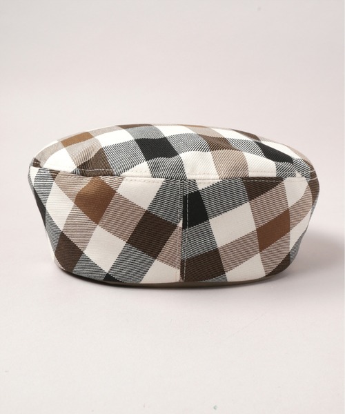 ca4la ベレー帽　カシラ　PLAID BERET10 黒 CA4LA 帽子 ベレー帽 PLAID BERET 10 レディース : ZOZOTOWN