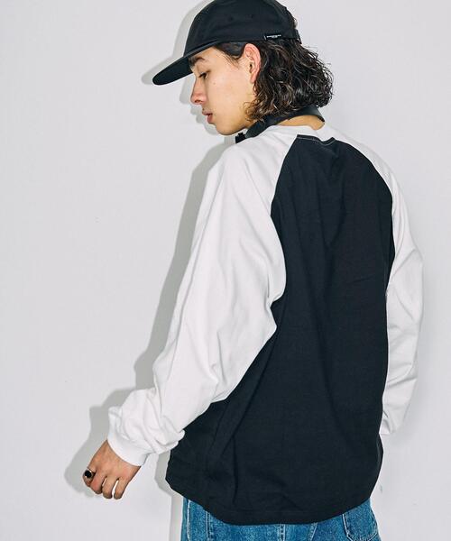 WEGO BOYNEXTDOOR ラグラングラフィックロングTシャツ 靴紐 BOYNEXTDOOR WEGO ボネクド ラグラングラフィックロングTシャツ