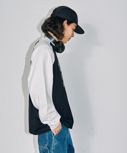 WEGO tシャツ WEGO/ラグラングラフィックBIGロンT メンズ