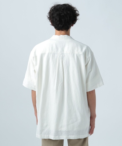 BAYFLOW シャツ ノルマンディーリネンオープンカラーシャツ