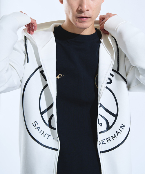 パーカー 「Paris Saint-Germain」ライトスウェット ジップパーカー