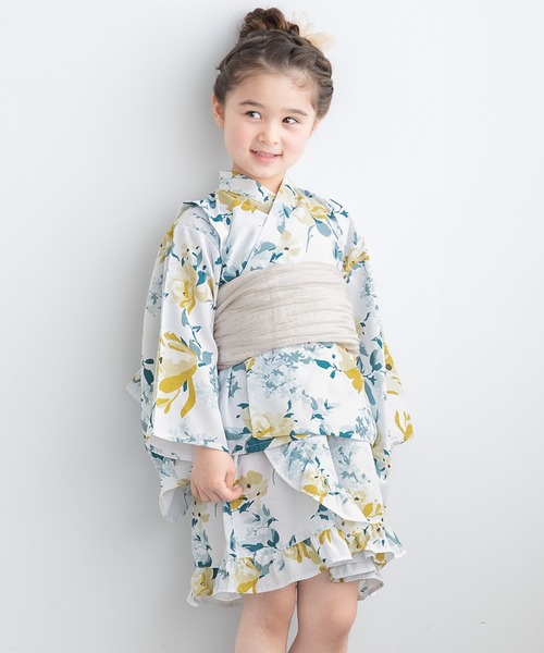 SOUBIEN 浴衣 floroセパレート浴衣セット 子ども キッズ （上着