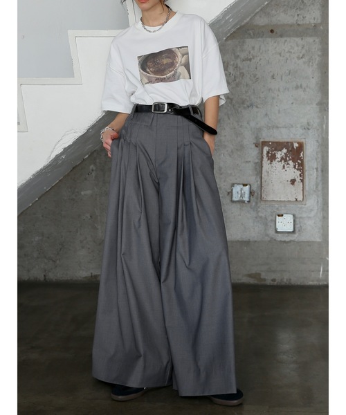 パンツ 3TUCK WIDE SLACKS Katrin TOKYO ワイドパンツ スラックス パンツ 3tuck wide slacks