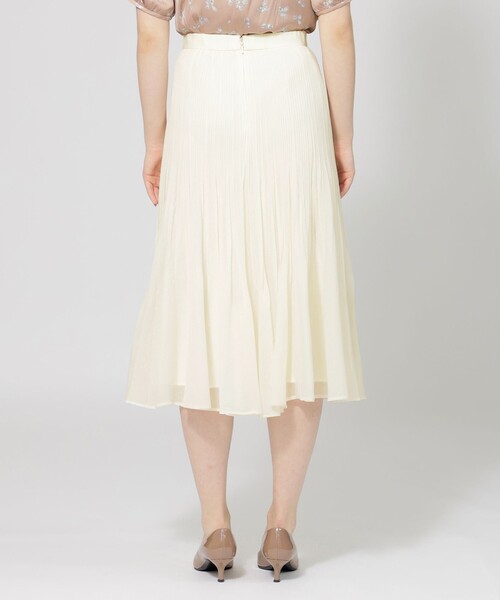 EPOCA スカート シアーライトクロス プリーツスカート : ZOZOTOWN
