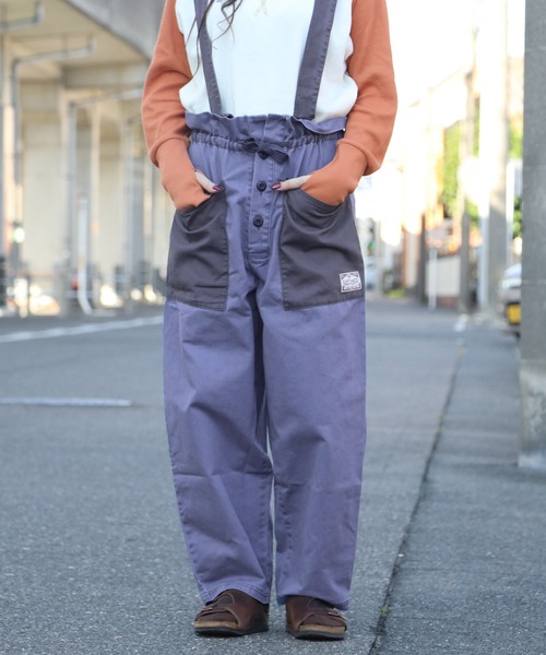 KRIFF MAYER Lady's Collection パンツ ミリタリーサスペンダーパンツ