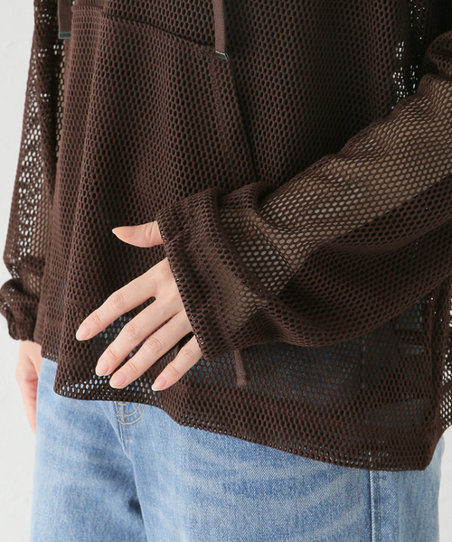 JOURNAL STANDARD tシャツ メッシュフーディ レディース