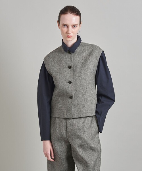 【LOEFFロエフ】 ベスト　ジレ 楽天市場】【SALE！50%OFF】ロエフ LOEFF ビーバー メルトン