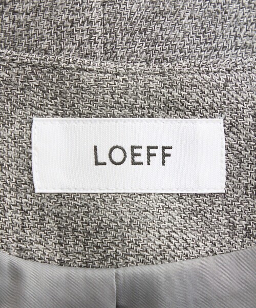 LOEFF ベスト ジレ 「LOEFF」メランジ ツイル レディース