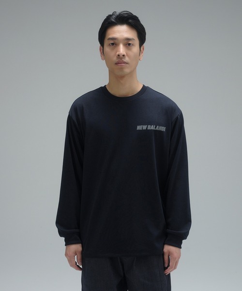 New Balance tシャツ MET24 Reflection NB Logo Long Sleeve Tee