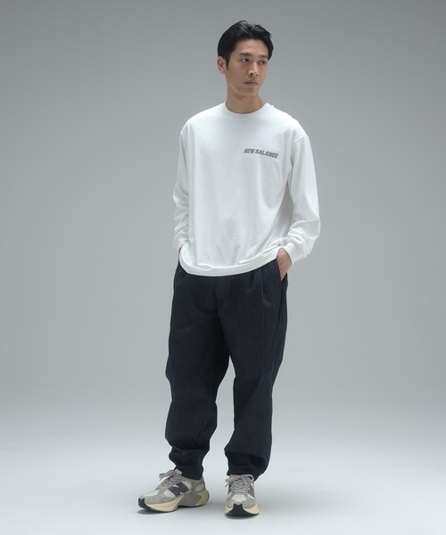 トップス MET24 Reflection NB Logo Long Sleeve Tee New Balance tシャツ MET24 Reflection NB Logo Long Sleeve Tee