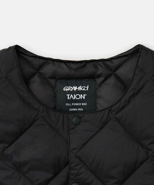 GRAMICCI × TAION インナーダウンベストXLサイズ ブラック TAION ダウンベスト ベスト 「Gramicci × TAION」INNER DOWN