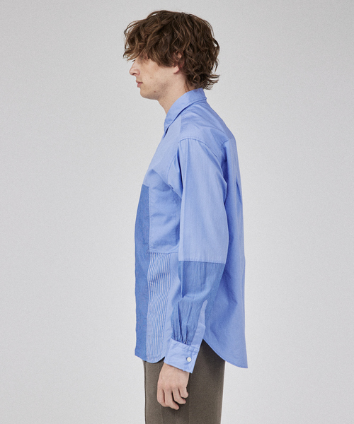 DESIGNWORKS（デザインワークス） シャツ パッチワークシャツ メンズ