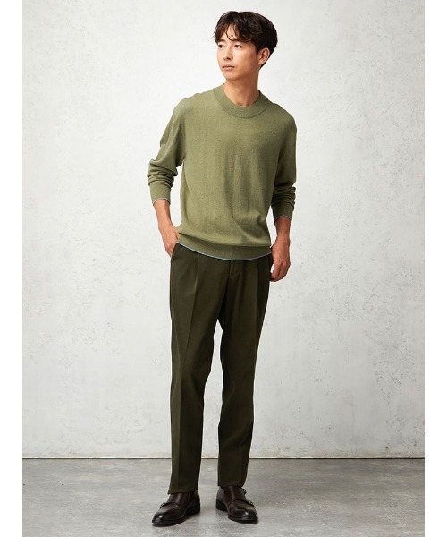 TRANS CONTINENTS（トランスコンチネンツ） スラックス ポリトリコット