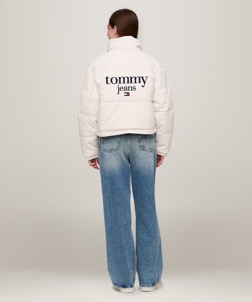 2/25 値下　 jeans ロゴ　コーデュロイパッファージャケット ロゴコーデュロイパファージャケット | トミー ジーンズ(TOMMY