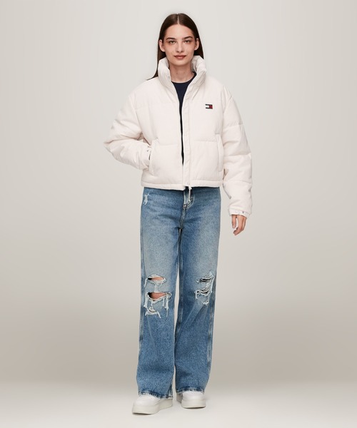 TOMMY JEANS ブルゾン アウター コープコーデュロイパファー
