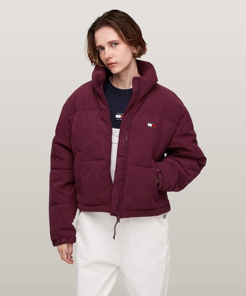【美品】 JEANS チャンキーコーデュロイパファージャケット tommy jeans（トミー ジーンズ）の「チャンキーコーデュロイ