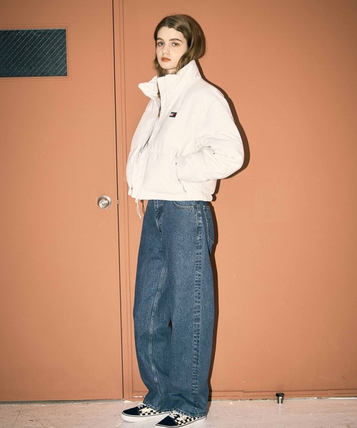 TOMMY JEANS ブルゾン アウター コープコーデュロイパファー