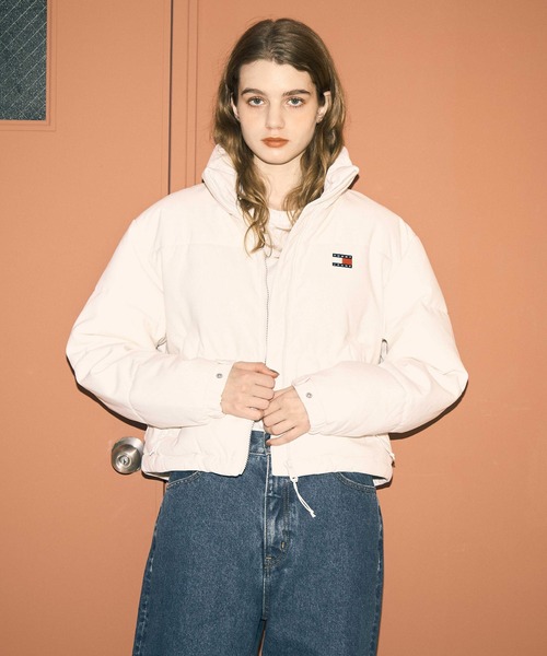 TOMMY JEANS ブルゾン アウター コープコーデュロイパファー
