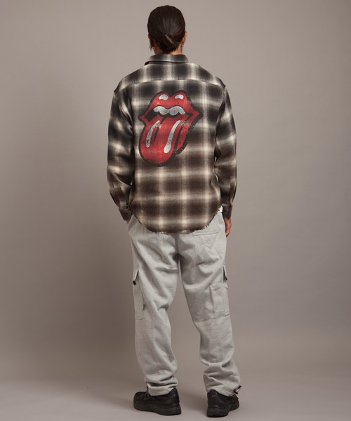 JACKROSE（ジャックローズ） シャツ B-TRS グラデブリーチオンブレ