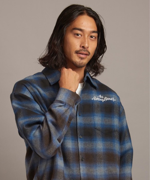 JACKROSE（ジャックローズ） シャツ B-TRS グラデブリーチオンブレ