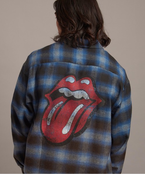 JACKROSE シャツ B-TRS グラデブリーチオンブレチェックシャツ