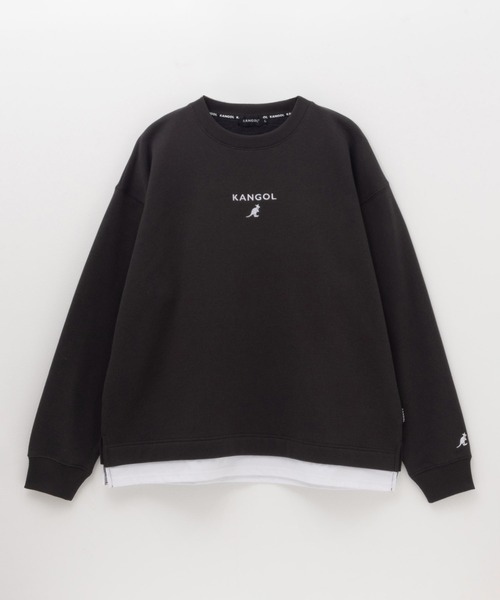 【入手困難⭐EMODA KANGOL】黒　トレーナー　カンガルー　サイズF KANGOL（カンゴール） トレーナー スウェット カンゴール /ブランド