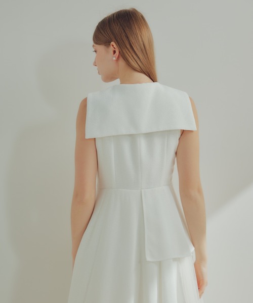 ECREL ワンピース ツイードジレフレアワンピース : ZOZOTOWN Yahoo!店