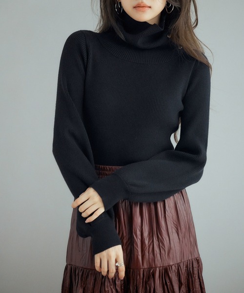 SAISON DE PAPILLON（セゾンドパピヨン） ニット セーター ポワン袖