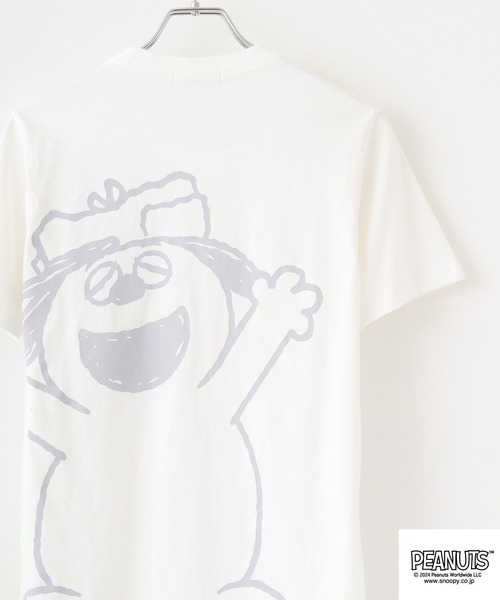 PEANUTS tシャツ バックプリントTシャツ オラフ メンズ レディース