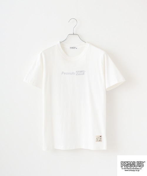PEANUTS tシャツ バックプリントTシャツ オラフ メンズ レディース