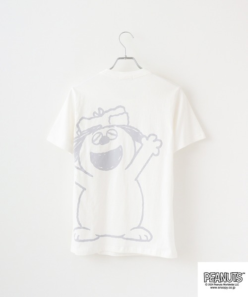 PEANUTS tシャツ バックプリントTシャツ オラフ メンズ レディース