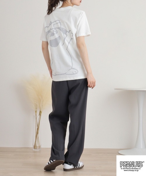 PEANUTS tシャツ バックプリントTシャツ オラフ メンズ レディース