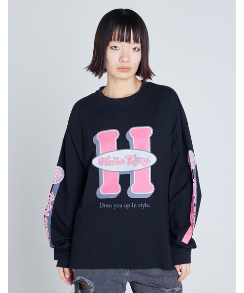 tシャツ /little sunny bite/HELLO KITTY x little sunny bite long tee レディース メンズ Little sunny bite tシャツ HELLO KITTY x little long tee