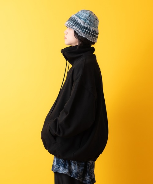 トレーナー スウェット a.p.o.v. ボリュームネックオーバーサイズ