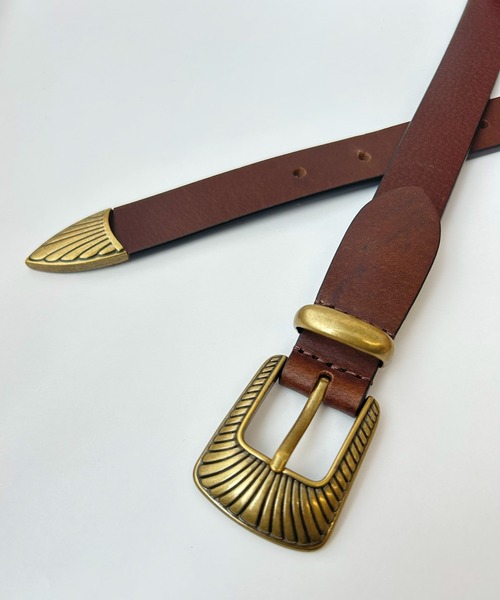 Lee（リー） ベルト 25mm レザー ウエスタン ナローベルト