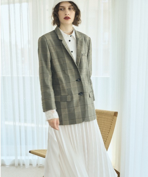 330 美品 MELT THE LADY テーラードジャケット チェック 8-14-768x916.jpg