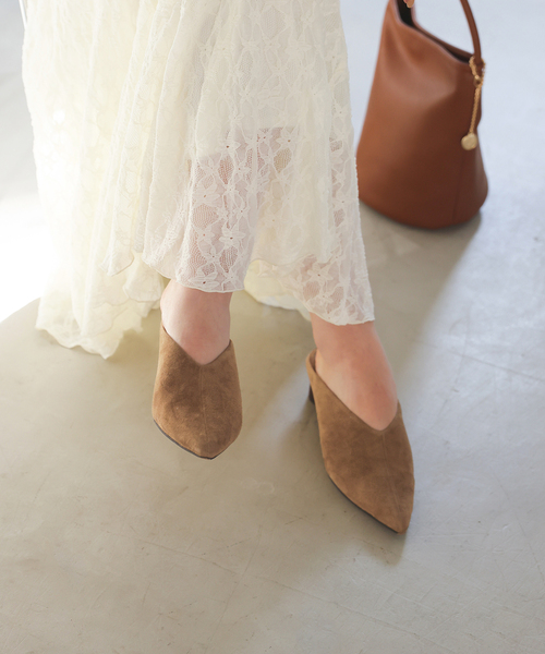 SLOBE IENA パンプス ポインテッドミュール : ZOZOTOWN Yahoo!店