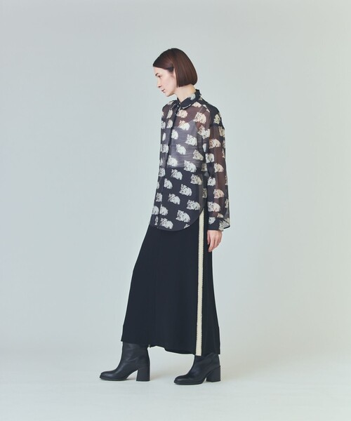 グレースクラス　新品未使用タグ付き　ラインビジューロングスカート GRACE CLASS スカート ラインビジューロングスカート : ZOZOTOWN Yahoo