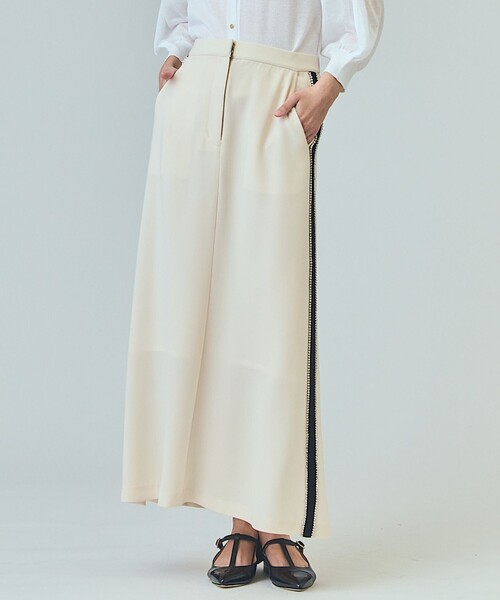 GRACE CLASS スカート ラインビジューロングスカート : ZOZOTOWN Yahoo