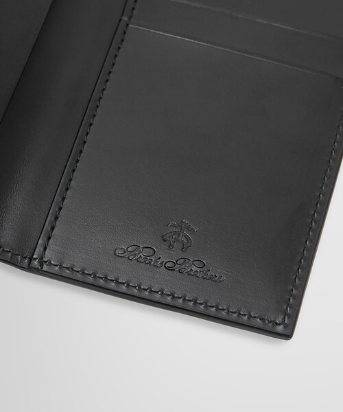 BROOKS BROTHERS カードケース カウレザー バイカラー