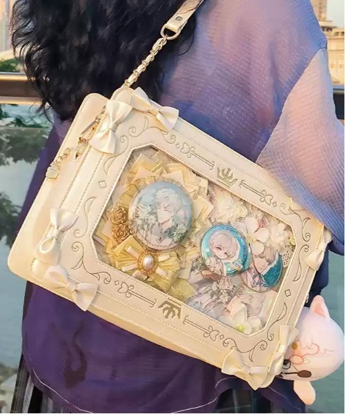 FREE STYLISTS ショルダーバッグ バッグ Y2K リボンオーロラ姫痛